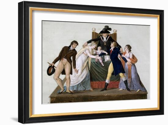 Divorce, Reconciliation-null-Framed Giclee Print