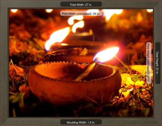 Diwali Lamps Photographic Print Thefinalmiracle Art Com