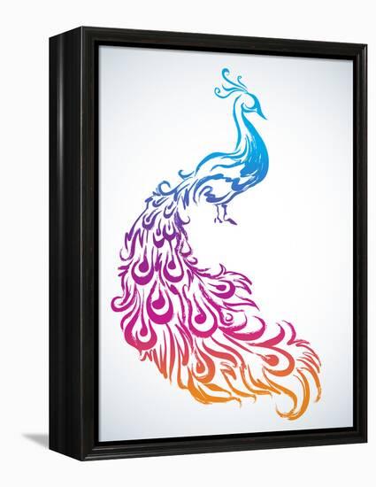 Diwali Peacock-yienkeat-Framed Premier Image Canvas