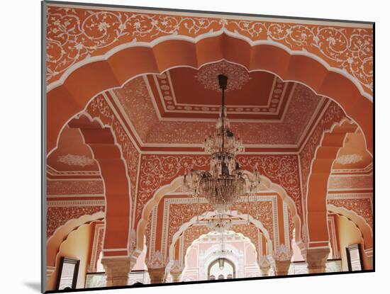Diwan-I-Khas (Hall of Private Audience), City Palace, Jaipur, Rajasthan, India-Ian Trower-Mounted Photographic Print