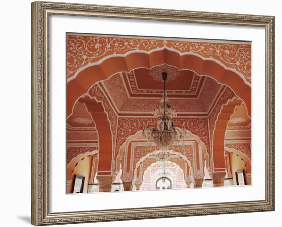 Diwan-I-Khas (Hall of Private Audience), City Palace, Jaipur, Rajasthan, India-Ian Trower-Framed Photographic Print