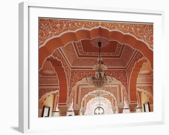 Diwan-I-Khas (Hall of Private Audience), City Palace, Jaipur, Rajasthan, India-Ian Trower-Framed Photographic Print