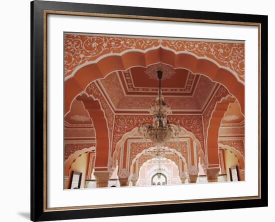 Diwan-I-Khas (Hall of Private Audience), City Palace, Jaipur, Rajasthan, India-Ian Trower-Framed Photographic Print