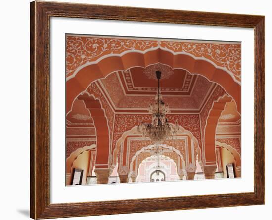 Diwan-I-Khas (Hall of Private Audience), City Palace, Jaipur, Rajasthan, India-Ian Trower-Framed Photographic Print