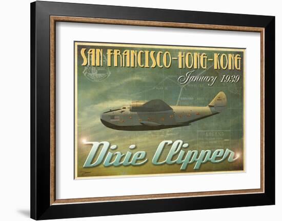 Dixie Clipper-Carlos Casamayor-Framed Giclee Print