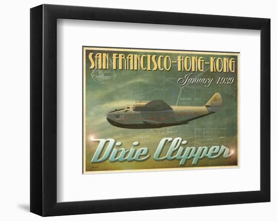 Dixie Clipper-Carlos Casamayor-Framed Art Print