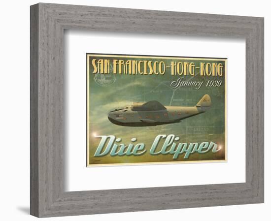 Dixie Clipper-Carlos Casamayor-Framed Art Print