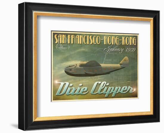 Dixie Clipper-Carlos Casamayor-Framed Art Print