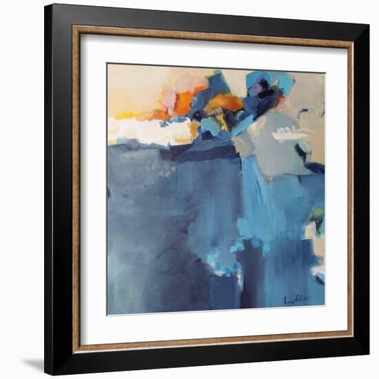 Dizzy at the Edge-Lina Alattar-Framed Art Print