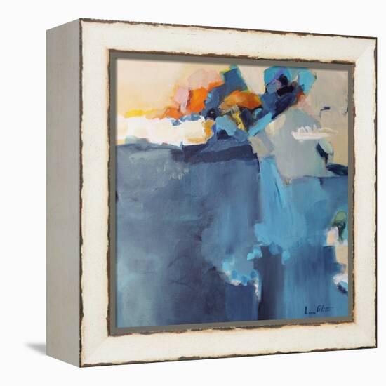 Dizzy at the Edge-Lina Alattar-Framed Stretched Canvas