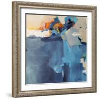 Dizzy at the Edge-Lina Alattar-Framed Art Print