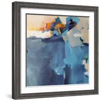 Dizzy at the Edge-Lina Alattar-Framed Art Print