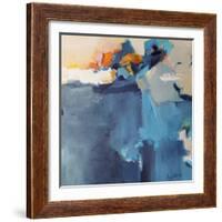 Dizzy at the Edge-Lina Alattar-Framed Art Print