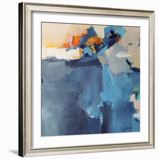 Dizzy at the Edge-Lina Alattar-Framed Art Print