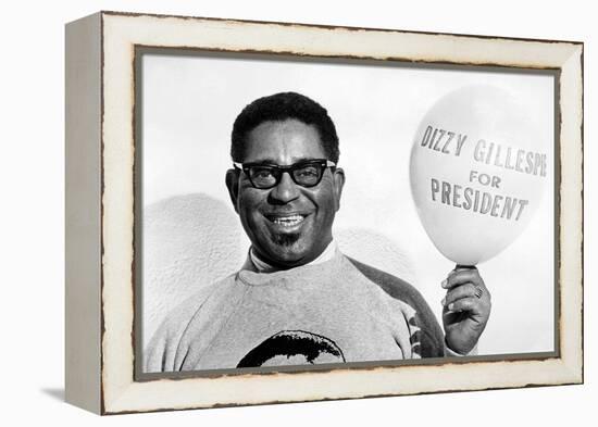 Dizzy Gillespie (1917-1993)-null-Framed Premier Image Canvas