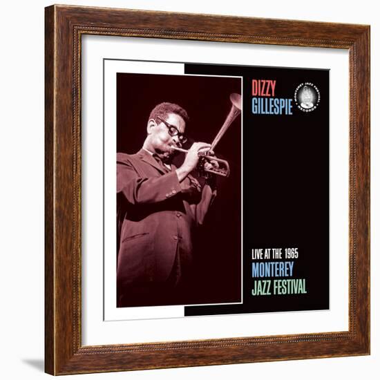 Dizzy Gillespie, Live at the 1965 Monterey Jazz Fest-null-Framed Art Print