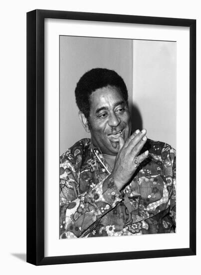 Dizzy Gillespie, London, 1973-Brian O'Connor-Framed Photographic Print