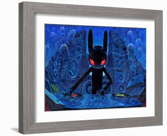 DJ BlackRabbit-Aaron Jasinski-Framed Art Print