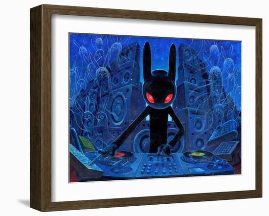 DJ BlackRabbit-Aaron Jasinski-Framed Art Print