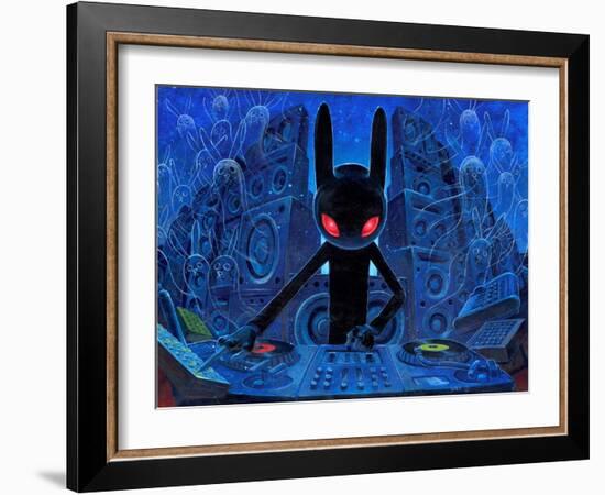 DJ BlackRabbit-Aaron Jasinski-Framed Art Print