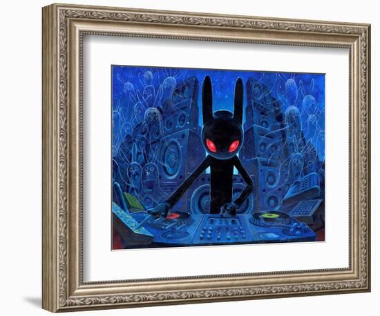 DJ BlackRabbit-Aaron Jasinski-Framed Art Print