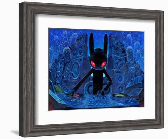 DJ BlackRabbit-Aaron Jasinski-Framed Art Print