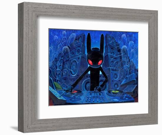 DJ BlackRabbit-Aaron Jasinski-Framed Art Print