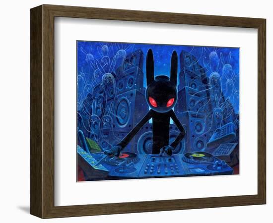 DJ BlackRabbit-Aaron Jasinski-Framed Art Print