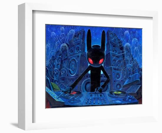 DJ BlackRabbit-Aaron Jasinski-Framed Art Print