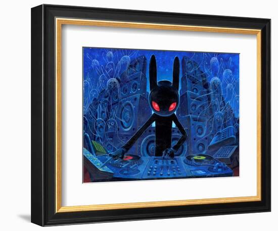 DJ BlackRabbit-Aaron Jasinski-Framed Art Print