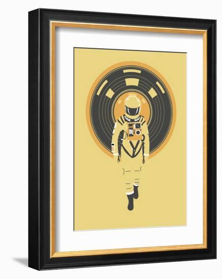 DJ Hal-Robert Farkas-Framed Art Print