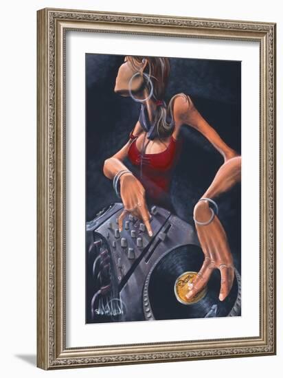 DJ Jewel-David Garibaldi-Framed Art Print