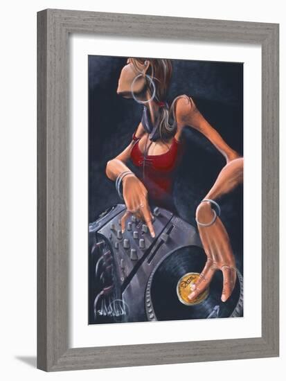 DJ Jewel-David Garibaldi-Framed Art Print