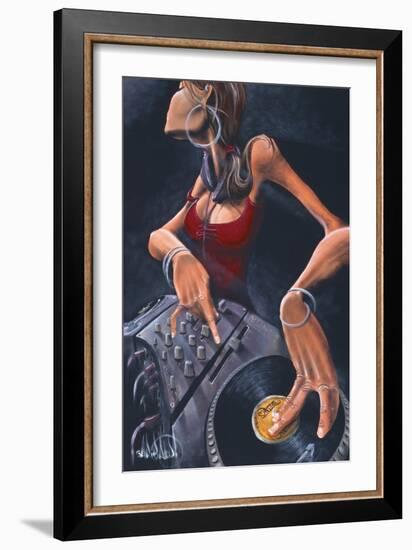 DJ Jewel-David Garibaldi-Framed Art Print