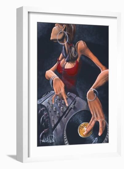 DJ Jewel-David Garibaldi-Framed Art Print