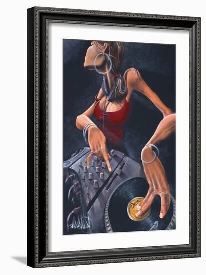 DJ Jewel-David Garibaldi-Framed Art Print