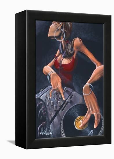 DJ Jewel-David Garibaldi-Framed Stretched Canvas