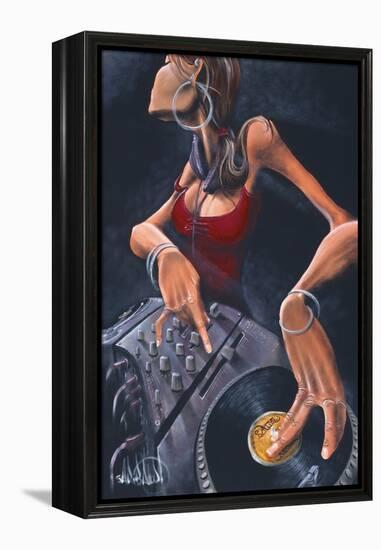 DJ Jewel-David Garibaldi-Framed Stretched Canvas