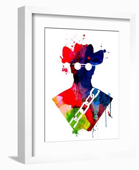 Django Watercolor-Lora Feldman-Framed Premium Giclee Print