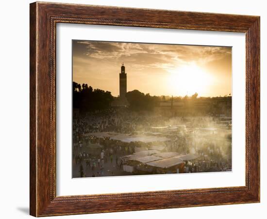 Djemaa El Fna Square (Jemaa El Fna)-Stephen Studd-Framed Photographic Print