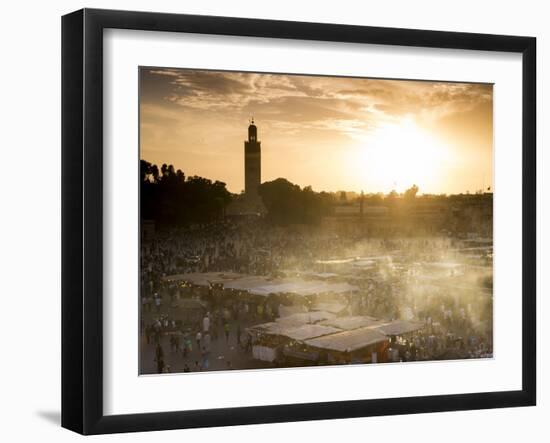 Djemaa El Fna Square (Jemaa El Fna)-Stephen Studd-Framed Photographic Print