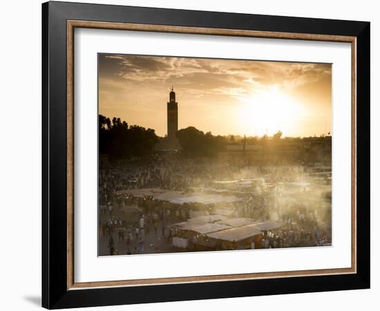 Djemaa El Fna Square (Jemaa El Fna)-Stephen Studd-Framed Photographic Print