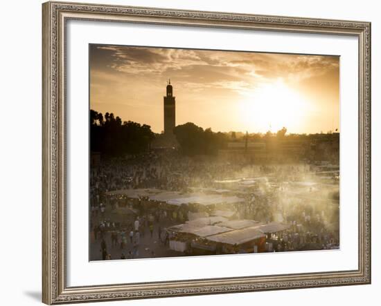 Djemaa El Fna Square (Jemaa El Fna)-Stephen Studd-Framed Photographic Print