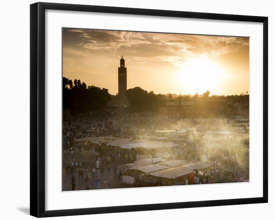 Djemaa El Fna Square (Jemaa El Fna)-Stephen Studd-Framed Photographic Print