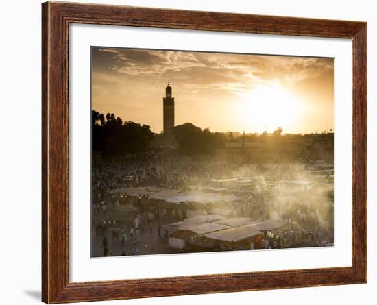 Djemaa El Fna Square (Jemaa El Fna)-Stephen Studd-Framed Photographic Print