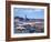 Djemma El Fna Square and Koutoubia Mosque at Dusk, Marrakech, Morrocco, North Africa, Africa-John Miller-Framed Photographic Print