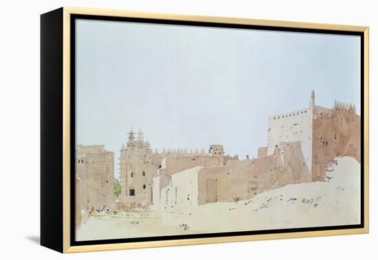 Djenne (Mali) Grande Mosquee, Monday, 2000-Charlie Millar-Framed Premier Image Canvas