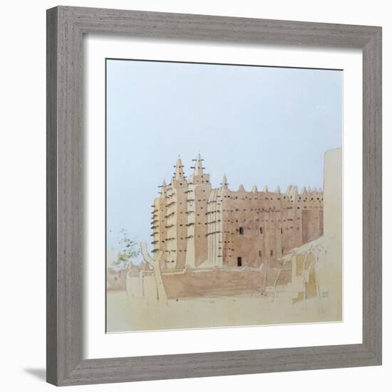 Djenne (Mali) Grande Mosquee, Tuesday, 2000-Charlie Millar-Framed Giclee Print