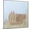 Djenne (Mali) Grande Mosquee, Tuesday, 2000-Charlie Millar-Mounted Giclee Print