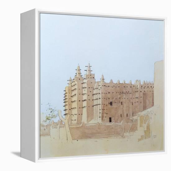 Djenne (Mali) Grande Mosquee, Tuesday, 2000-Charlie Millar-Framed Premier Image Canvas